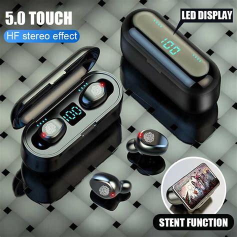 Jual Headset Tws F Earphone Bluetooth Hifi Earphone Wireless