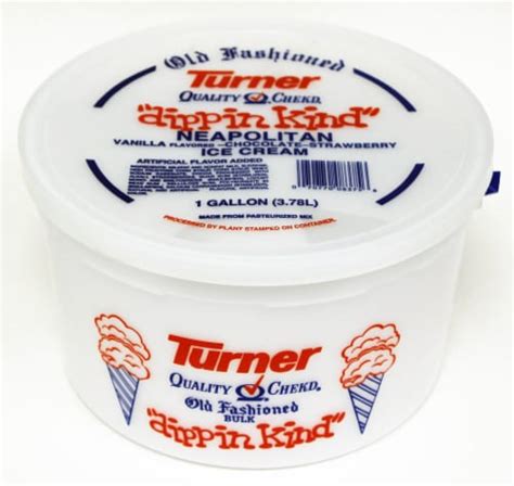 Turner Pure Premium Ice Cream Neapolitan Ice Cream Pail 128 Fl Oz Kroger