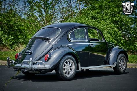 Black 1966 Volkswagen Beetle 1600cc Air Cooled Boxer 4 4 Speed Manual