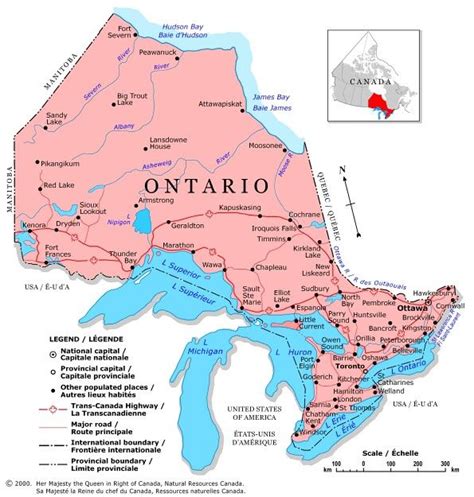 Map Of Ontario Ontario Map Canada Map Ontario Canada