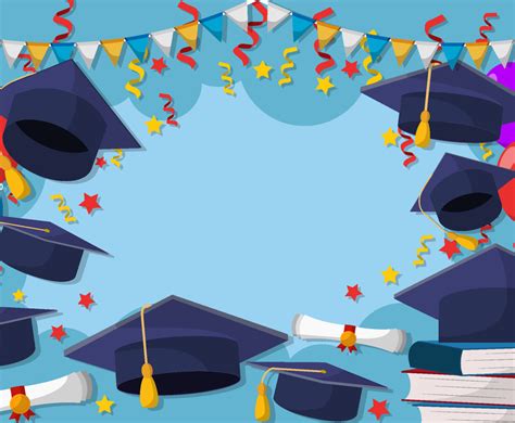 Education Graduation Background Vector Art Graphics Freevector