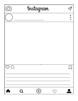 Blank Instagram Page Template