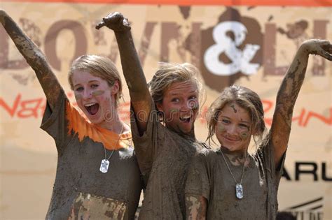 Girl in Mud editorial photo. Image of grunge, messy, racing - 20372026