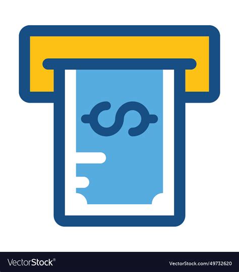 Atm Withdrawal Royalty Free Vector Image Vectorstock