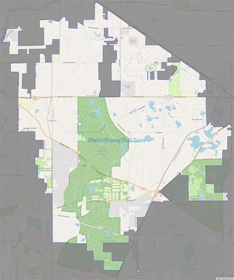 Map of Barrington Hills village