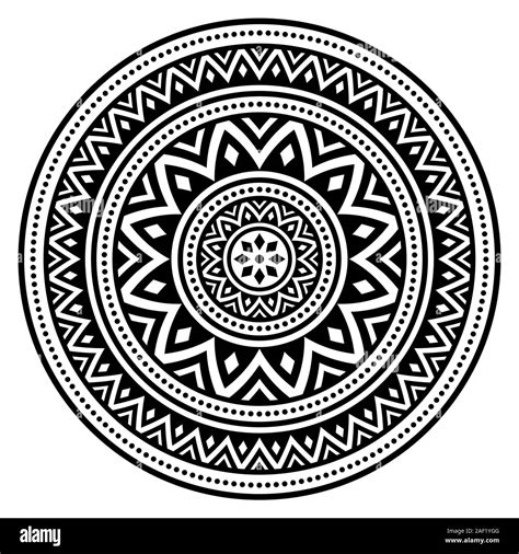 Mandala Art Black And White