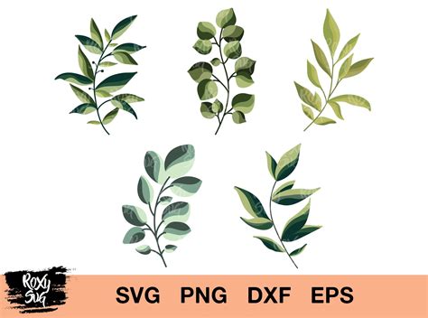 Silhouette Leaves Svg Files Svg Png Eps Dxf File Free Svg Cut