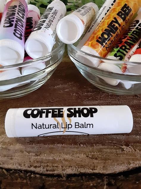 Coffee Flavored Lip Balm All Natural Ingredients Moisturizing With Shea And Cocoa Butter