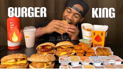 Burger King Mukbang Youtube