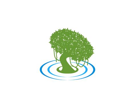 Dense tree and roots on the puddle water 6961549 Vector Art at Vecteezy