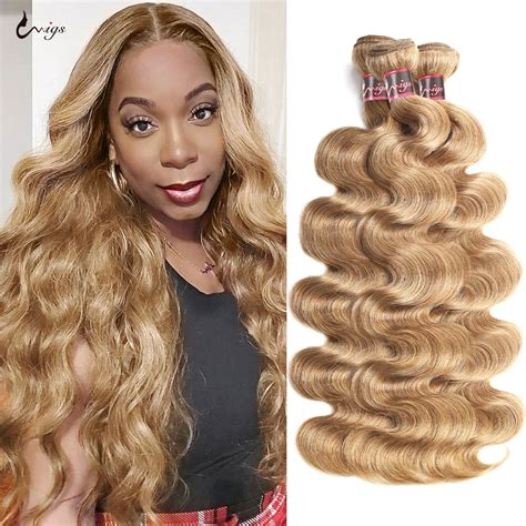 30 Inch Bundels 27 Honing Blond Human Hair Extension Bundels Ombre Braziliaanse Haar Weefsel 3