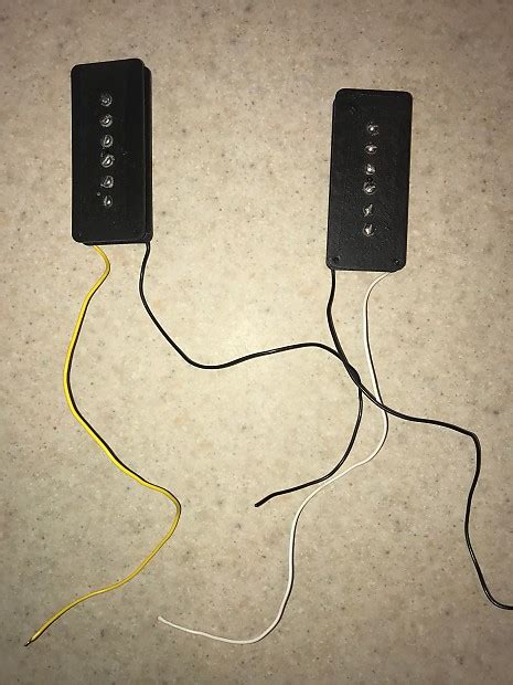 Fender Hot Alnico V Jazzmaster Pickups Black Reverb