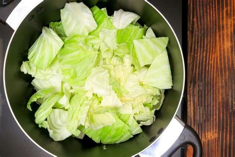 Boiled Cabbage With Bacon Recipe