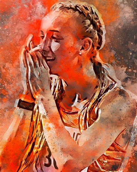Femke Bol Poster Femke Bol Print Athletics Poster Bol Portrait Wall
