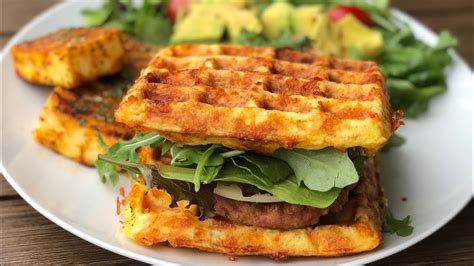 Waffle de queijo Low Carb FIT SAUDÁVEL YouTube