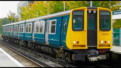 Br Blue Class 313 2 313201 Arrives At Shoreham By Sea For Littlehampton Youtube