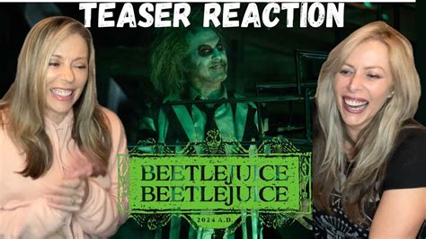 BEETLEJUICE BEETLEJUICE 2024 Official Teaser Trailer Reaction