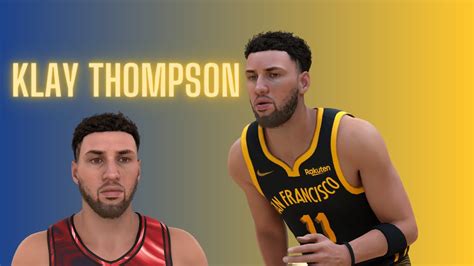 Klay Thompson Face Creation NBA 2K24 YouTube