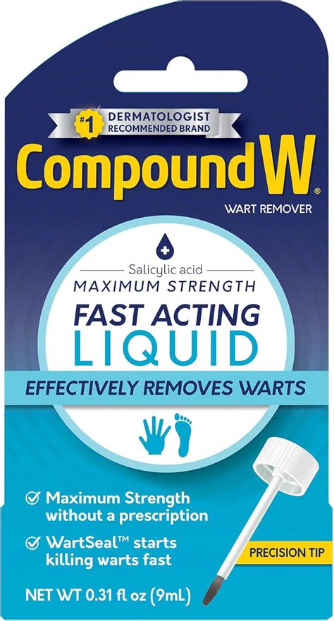 Compound W Maximum Strength Fast Acting Liquid Wart Remover Fl Oz