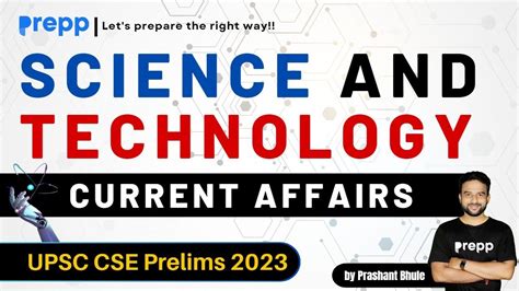 Complete Current Affair Science Technology Upsc Cse Prelims