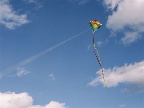 Free Photo Colorful Kite Flying In The Sky