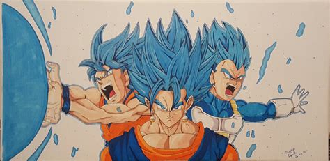 Fusion Goku Vegeta Dessin Par Seigneur Lupacho Artmajeur