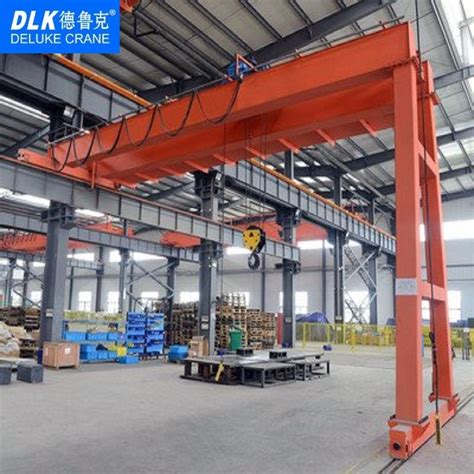 T Bmh Type Construction Equipment Double Girder Semi Gantry Crane For