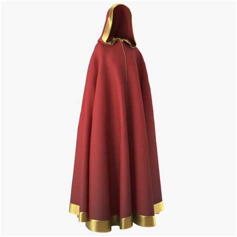 Medieval hooded cloak 3D model - TurboSquid 1601227