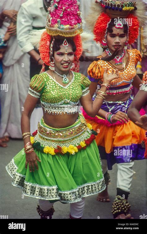 Adi Dravidar Dancer In Ganesh Procession Mumbai Maharashtra India