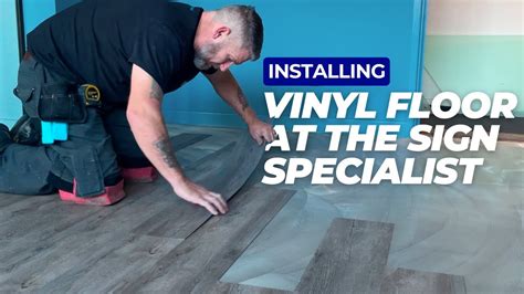 Installing Vinyl Flooring Office Flooring The Sign Specialists