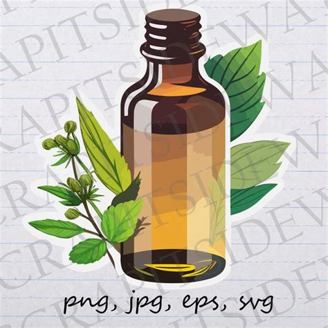 Essential Oil Clipart Png Etsy