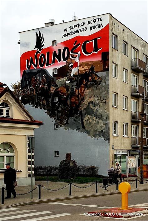 Nowy Mural Patriotyczny Kt Ry Powsta W Ciechanowie Demotywatory Pl