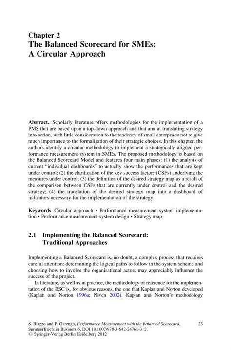 PDF The Balanced Scorecard For SMEs A Circular Approach DOKUMEN TIPS