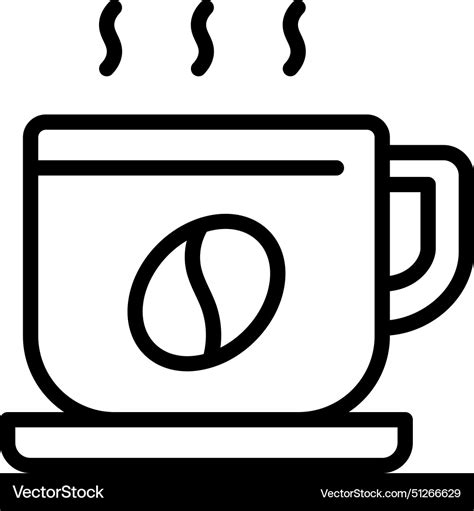 Hot Coffee Icon Royalty Free Vector Image VectorStock