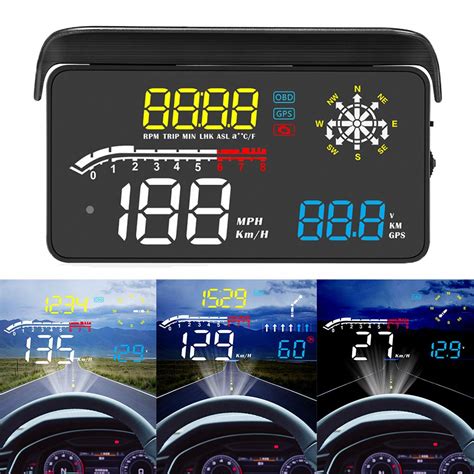 Acecar Upgrade Car Universal Navigation Version Head Up Display Obd Ii