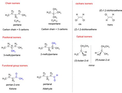 [Solved] Explain the main forms of isomerism. Include chain, positional ...