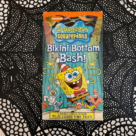 Spongebob Squarepants Bikini Bottom Bash Vhs Tape Etsy