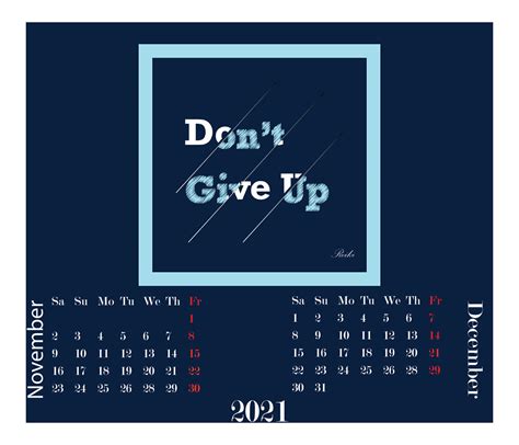 Desk Calendar 2021 on Behance