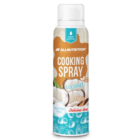 Cooking Spray Coconut Oil 250ml Allnutrition • 10 € • Lowest Prices •