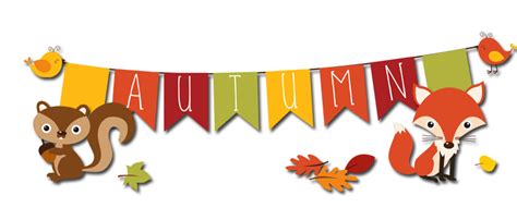 Autumn Leaves Clip Art Banners