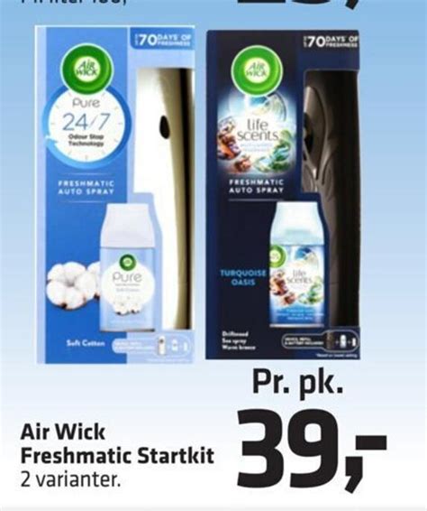 Air Wick Freshmatic Startkit 2 Varianter Tilbud Hos Fleggaard