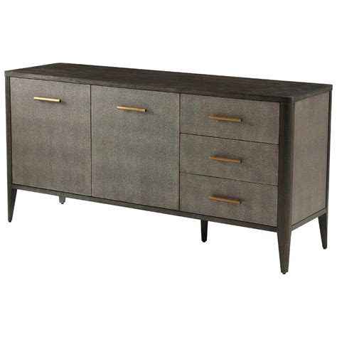 Modern Leather Wrapped Sideboard At 1stdibs