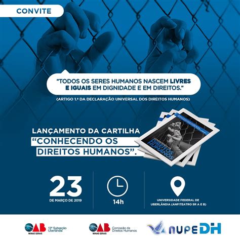 Lançamento da Cartilha Conhecendo os Direitos Humanos