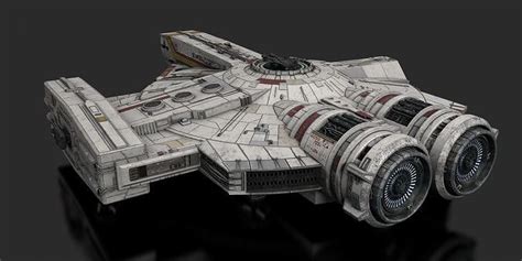 Corellian XS Freighter Star Wars 3D Model Animated CGTrader