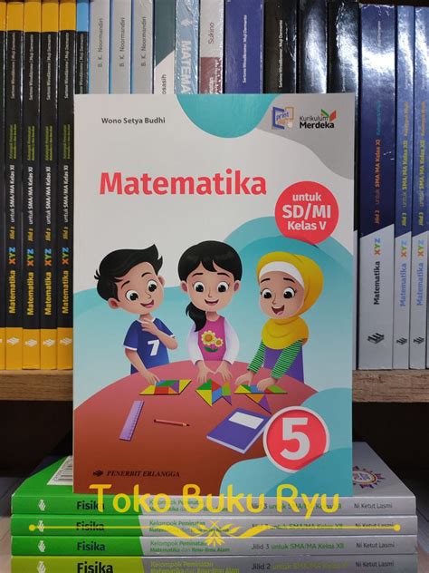 Buku Matematika Kelas 5 Sd Kurikulum Merdeka Erlangga Lazada Indonesia