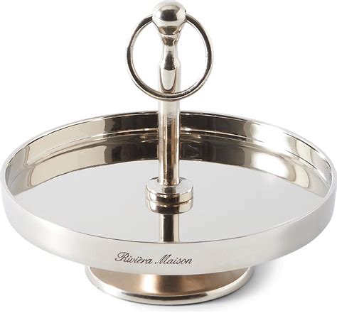 Riviera Maison Etagere Camden Cake Stand Zilver Bol