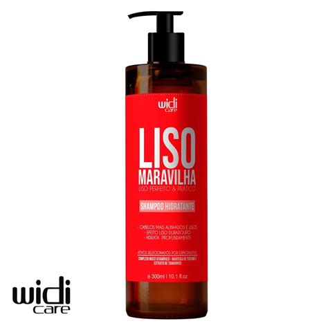 Shampoo Hidratante Liso Maravilha Widi Care Cabelo Liso Perfeito