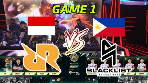 Match Rrq Hoshi Vs Blacklist International Babak Eliminasi M Hari