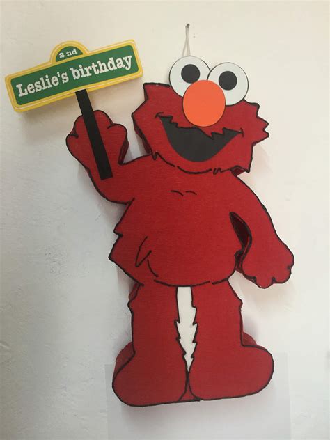 Buy Elmo Sesame Street Pinata Elmo Party Theme Sesame Street Birthday