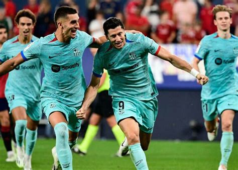 Barcelona Gavi Hace Historia Y Sangra En Triunfo Sufrido Ante Osasuna